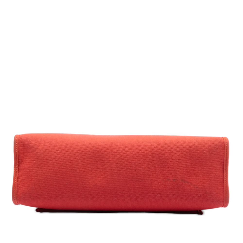 Pre-Loved Hermes Toile Herbag Zip 31 - Picture 3 of 8